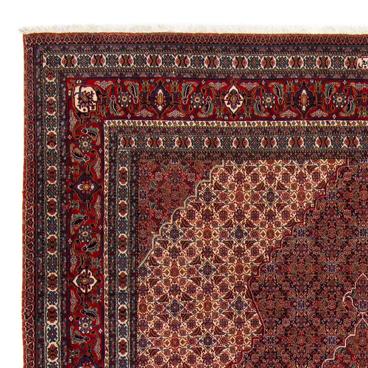 Perser Rug - Nain - 335 x 263 cm - dark red