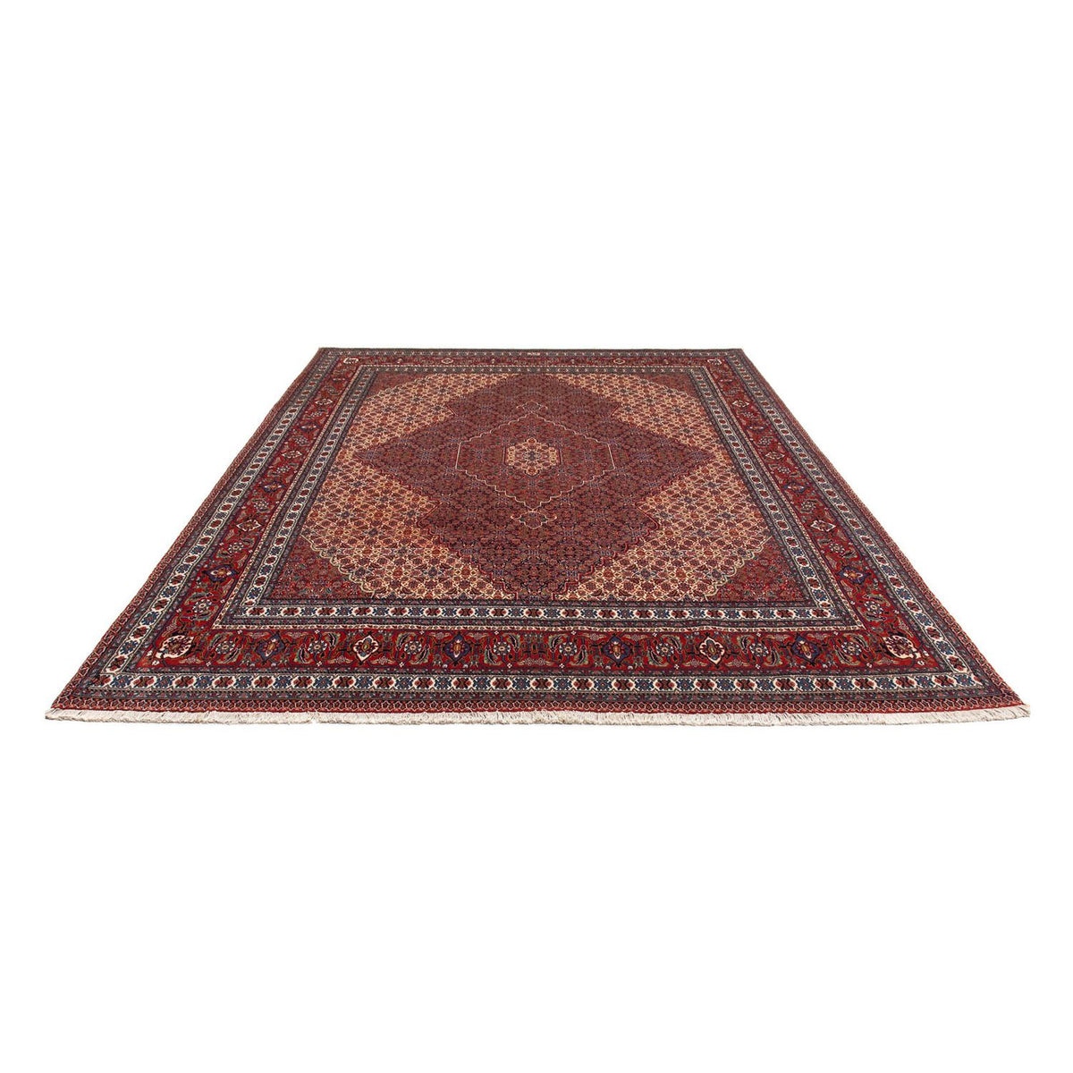 Perser Rug - Nain - 335 x 263 cm - dark red