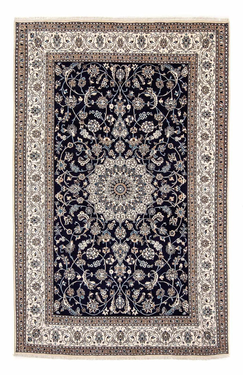 Perser Rug - Nain - 297 x 194 cm - dark blue