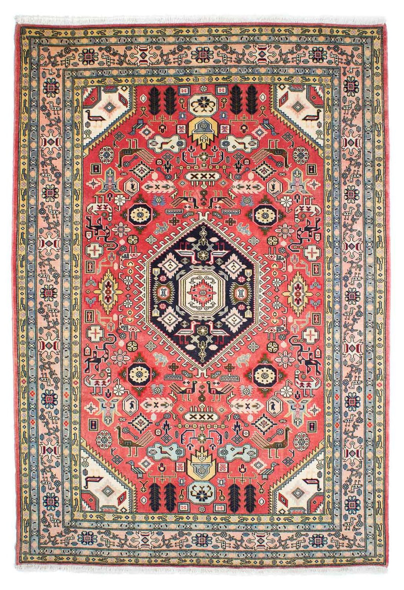 Perser Rug - Nain - 241 x 168 cm - light red