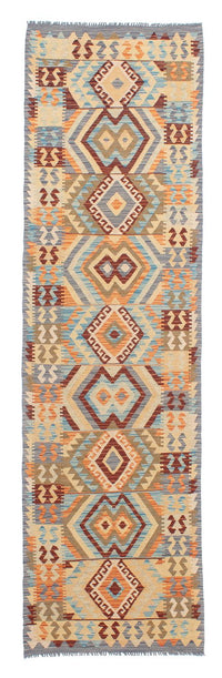 Runner Kelim Rug - Splash - 293 x 83 cm - multicolored