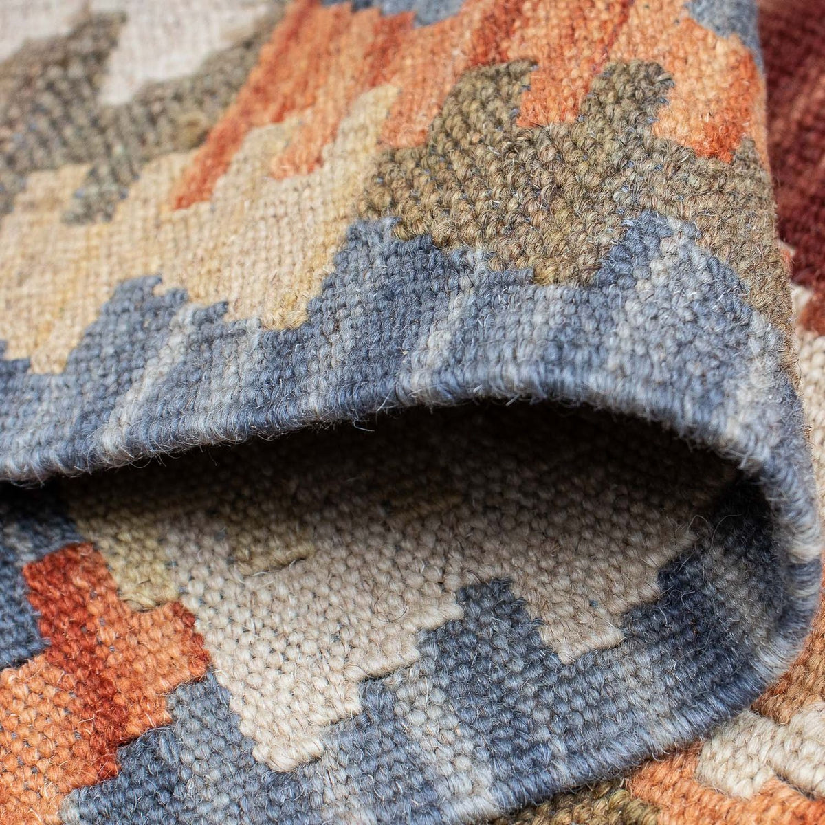 Runner Kelim Rug - Splash - 293 x 83 cm - multicolored