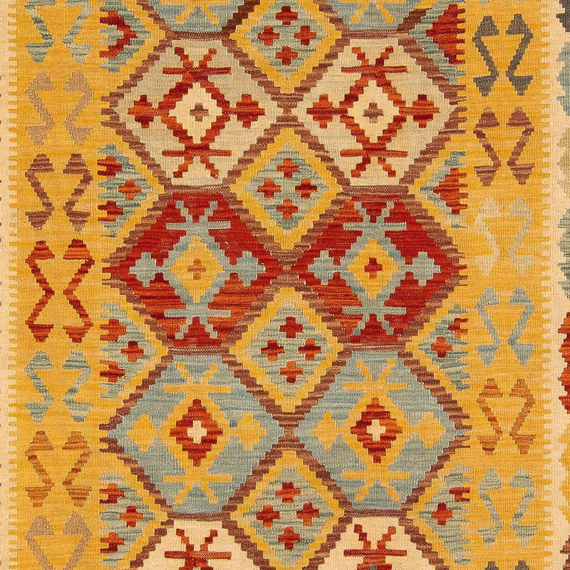 Kelim Rug - Splash - 296 x 200 cm - multicolored