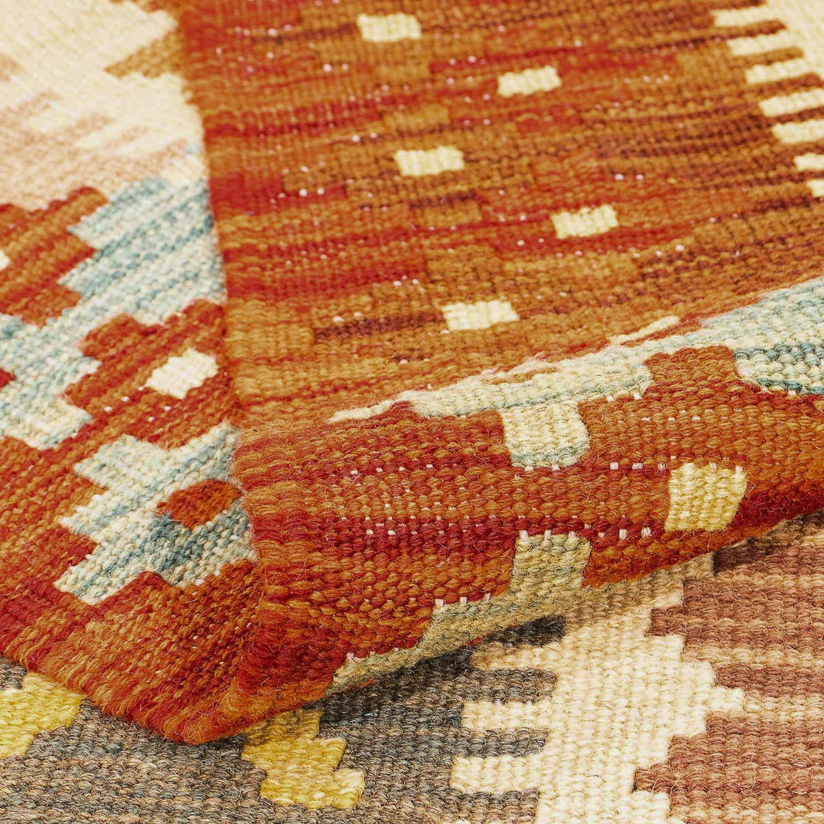 Kelim Rug - Splash - 296 x 200 cm - multicolored