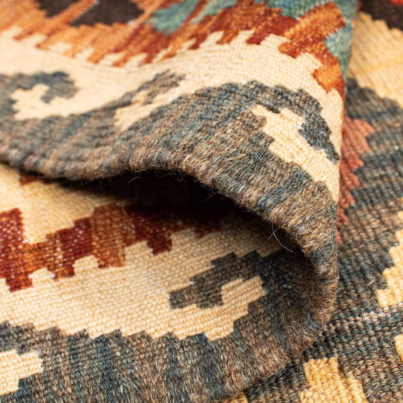 Kelim Rug - Oriental - 198 x 152 cm - red