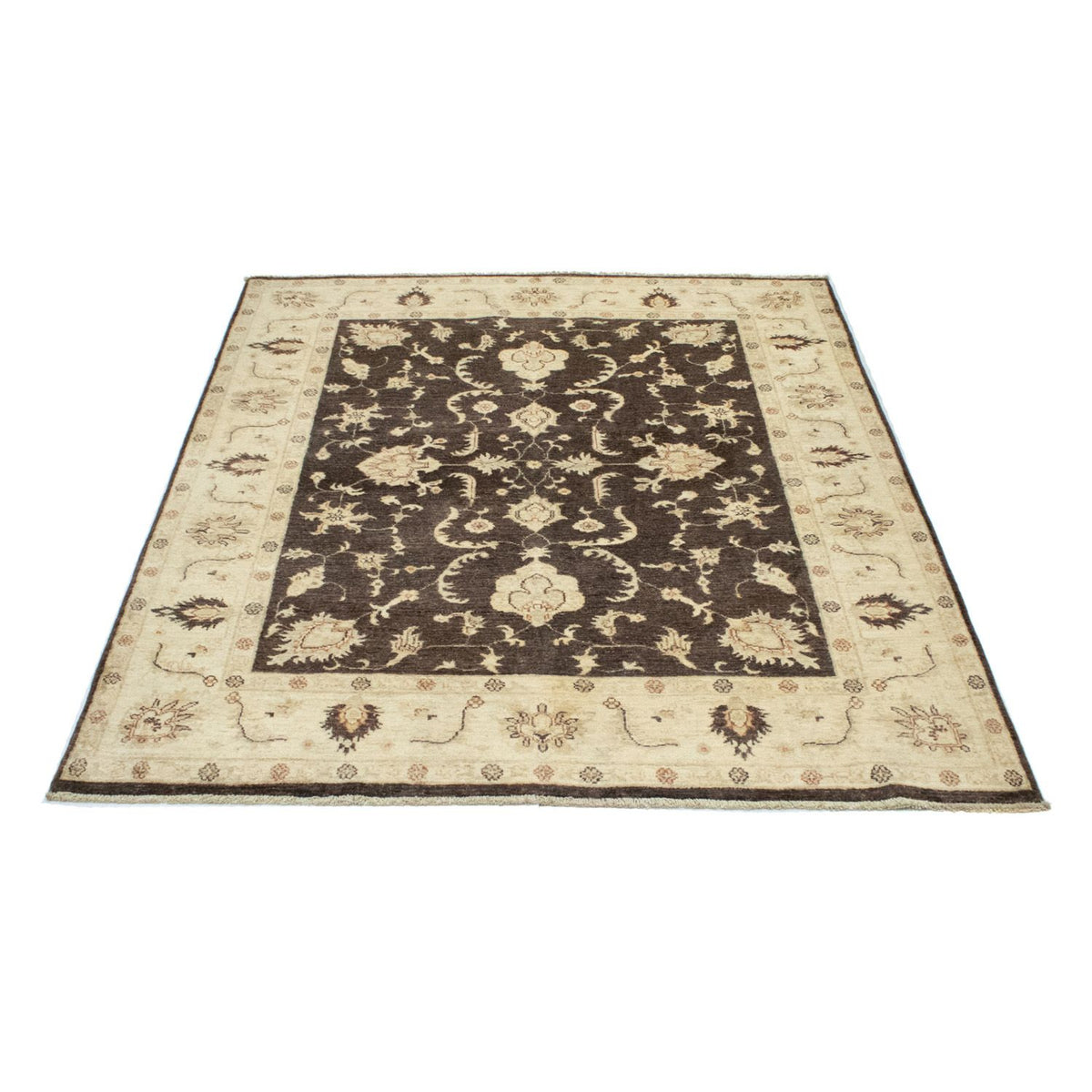 Ziegler Rug - 185 x 148 cm - dark brown