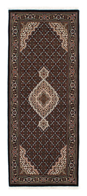 Runner Perser Rug - Tabriz - 199 x 81 cm - dark blue