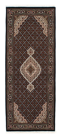 Runner Perser Rug - Tabriz - 199 x 81 cm - dark blue