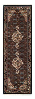 Runner Perser Rug - Tabriz - 251 x 82 cm - dark blue