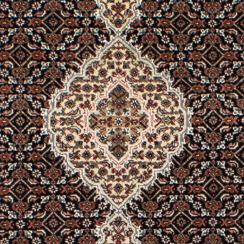 Runner Perser Rug - Tabriz - 396 x 82 cm - dark blue