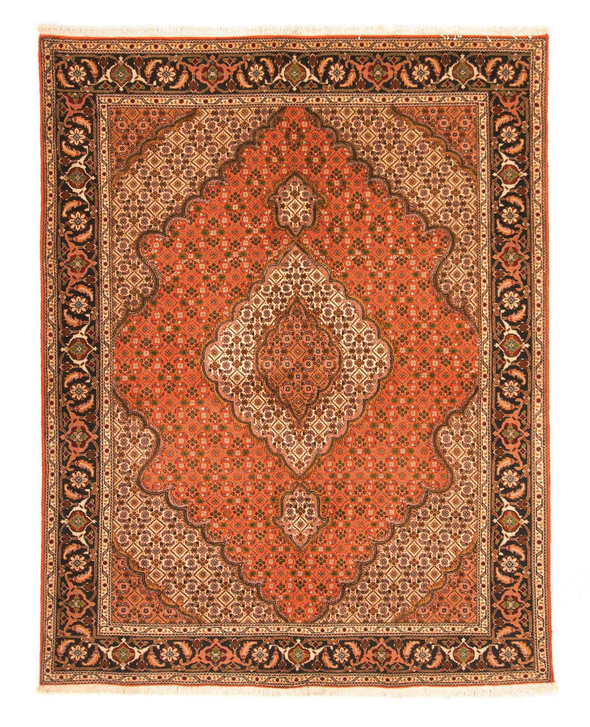Perser Rug - Tabriz - 205 x 145 cm - rust
