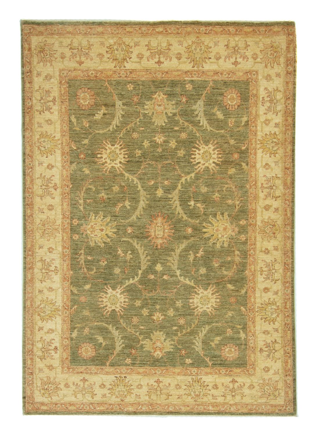 Ziegler Rug - 205 x 151 cm - green