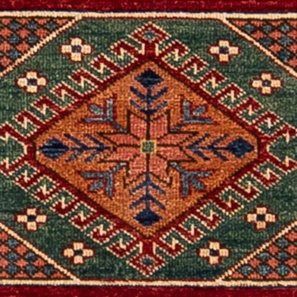 Runner Ziegler Rug - Kazak - 327 x 79 cm - dark red