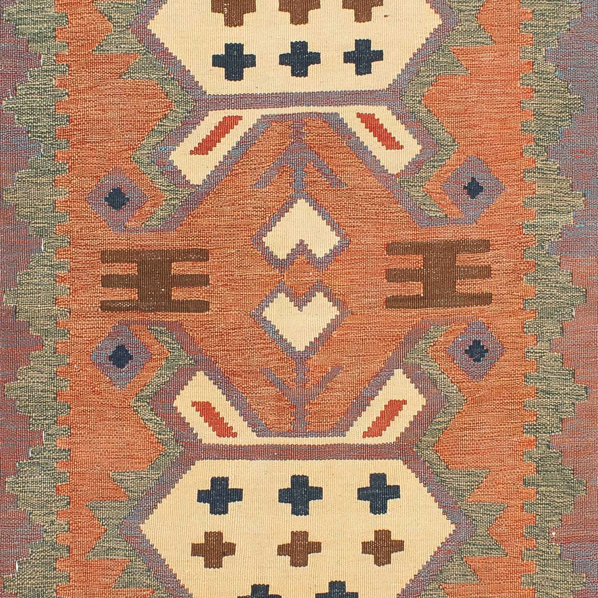 Kelim Rug - Oriental - 205 x 144 cm - multicolored