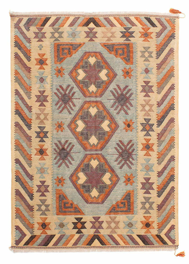 Kelim Rug - Oriental - 204 x 147 cm - multicolored