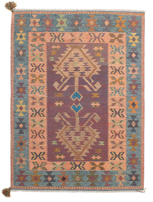 Kelim Rug - Oriental - 207 x 151 cm - multicolored