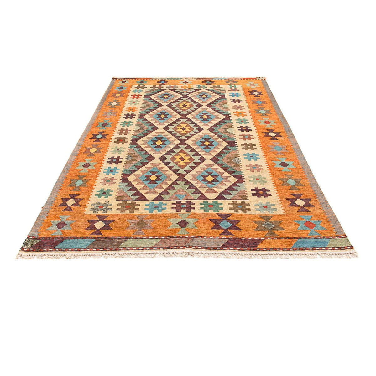 Kelim Rug - Oriental - 210 x 149 cm - multicolored