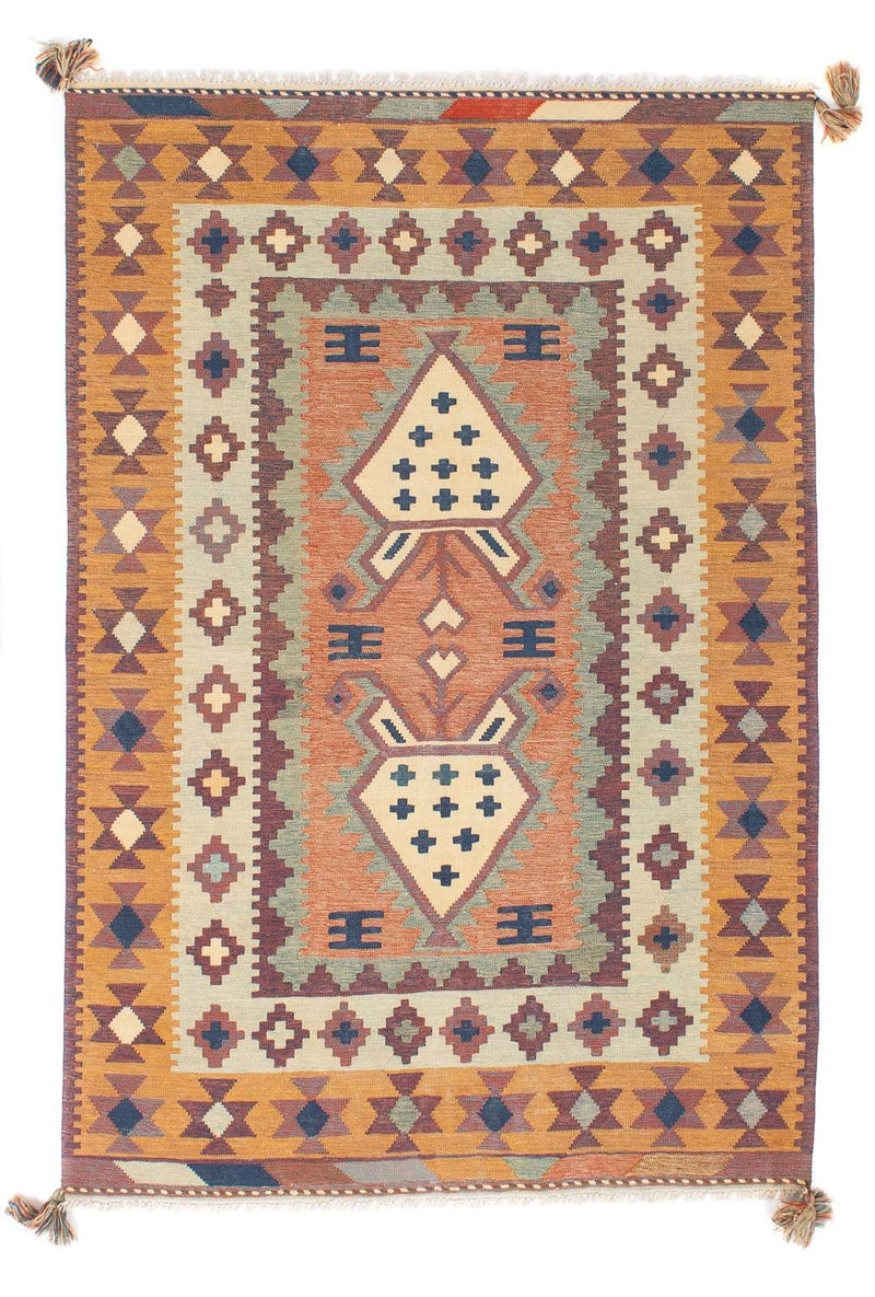 Kelim Rug - Trendy - 208 x 143 cm - multicolored