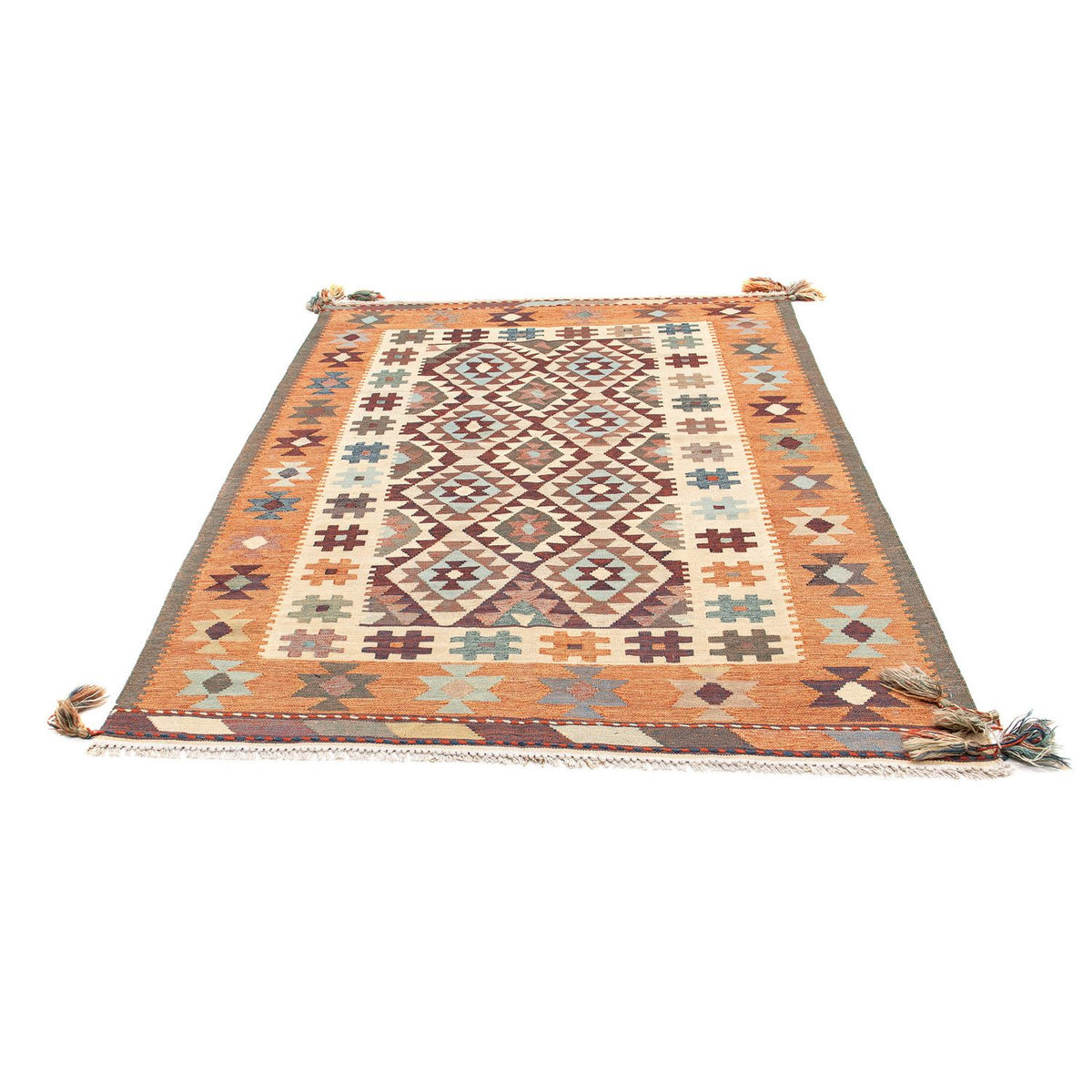 Kelim Rug - Trendy - 203 x 146 cm - multicolored