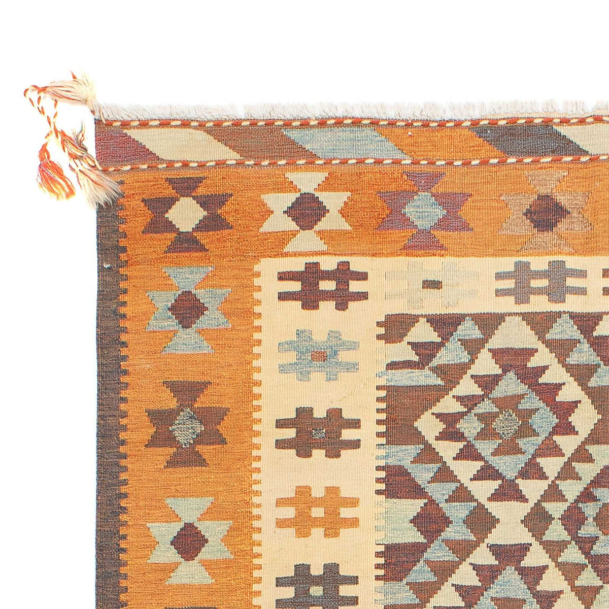 Kelim Rug - Oriental - 202 x 140 cm - multicolored