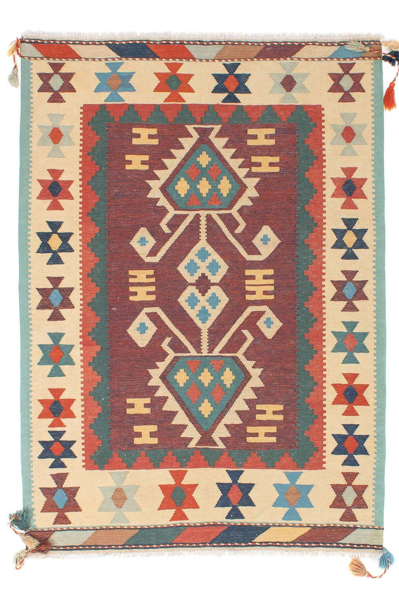 Kelim Rug - Trendy - 181 x 121 cm - multicolored