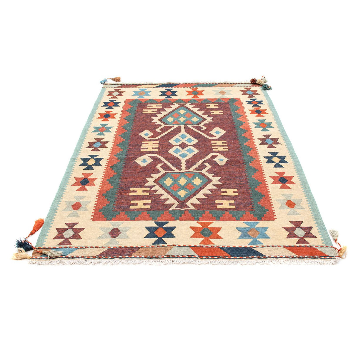 Kelim Rug - Trendy - 181 x 121 cm - multicolored