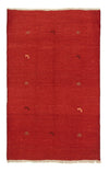 Indo Gabbeh Rug 120x180cm - Wool Rug - Rectangle / Red / 120 x 180 cm Rectangle