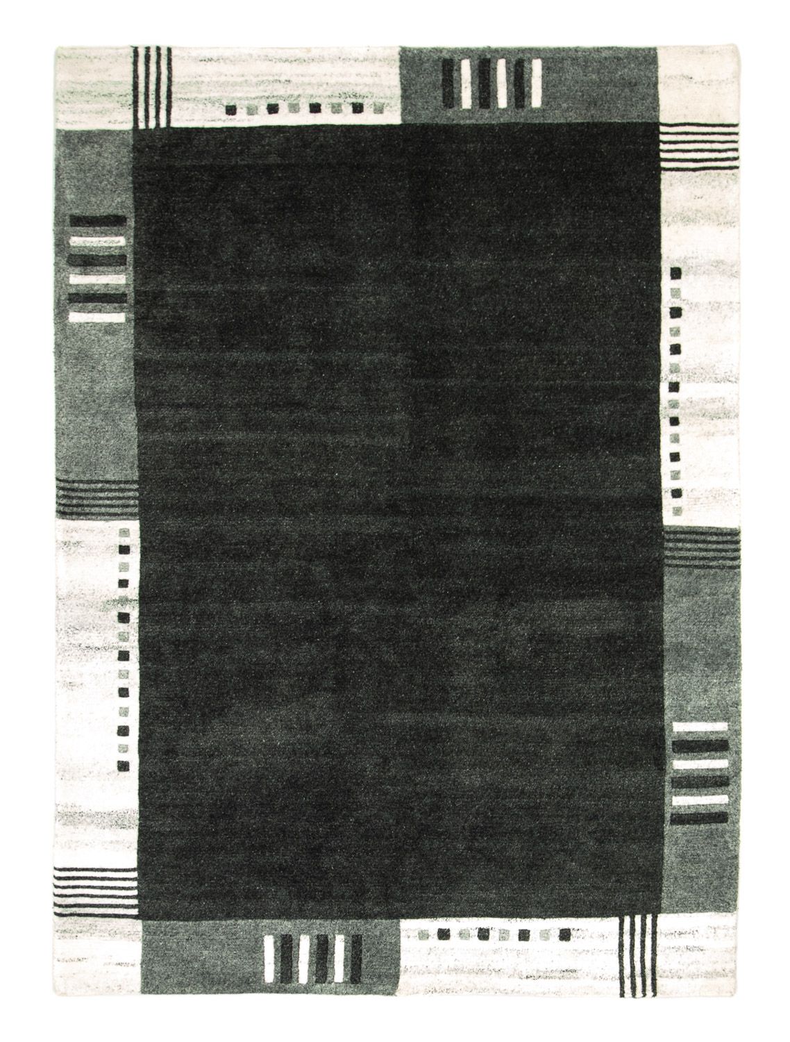 Vintage Rug - 200 x 140 cm - black