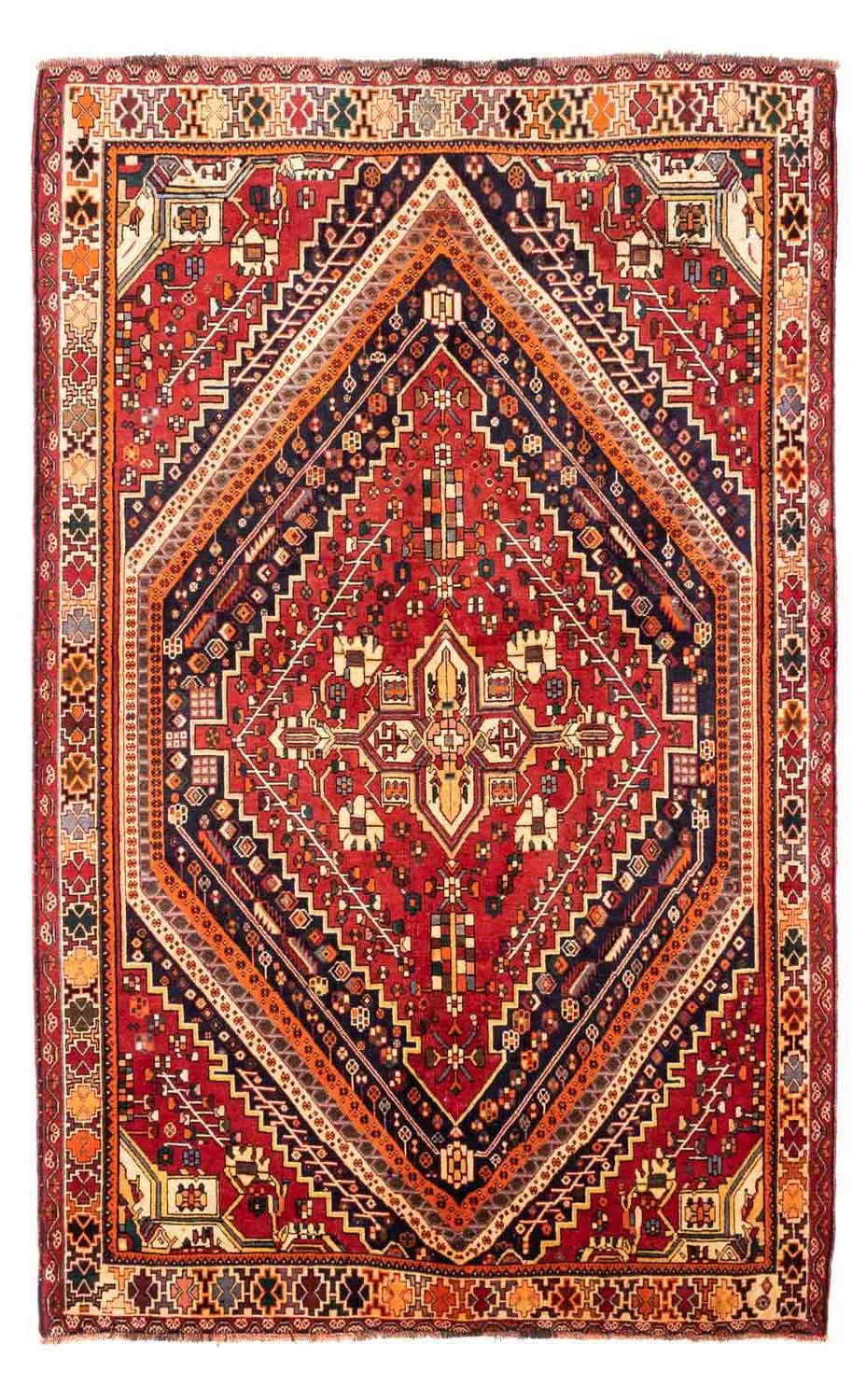 Perser Rug - Nomadic - 255 x 163 cm - dark red