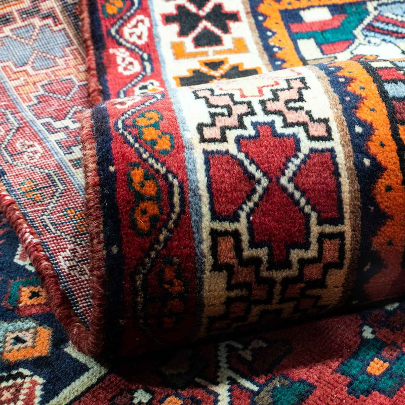 Perser Rug - Nomadic - 255 x 163 cm - dark red