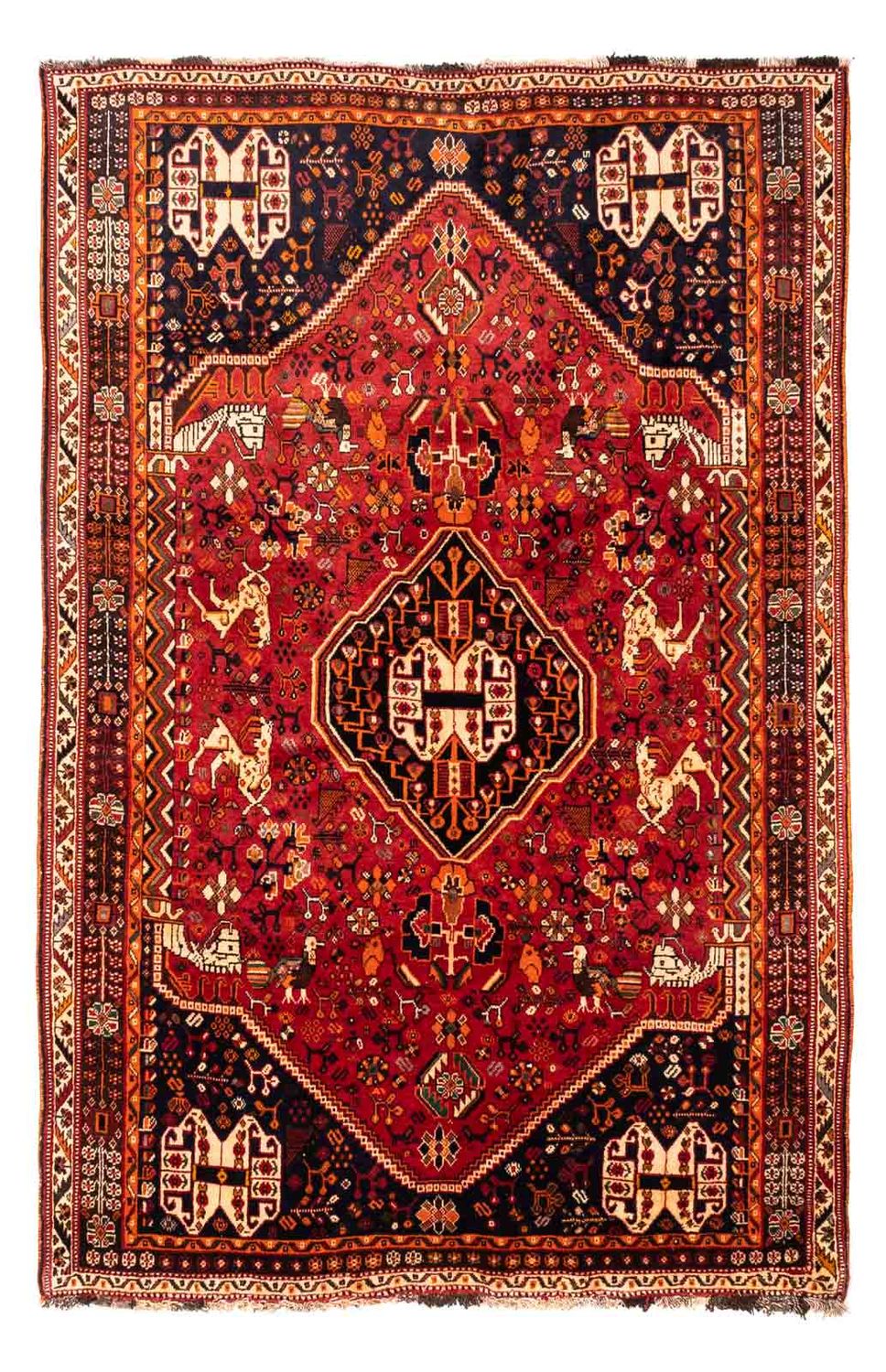 Perser Rug - Nomadic - 248 x 160 cm - red