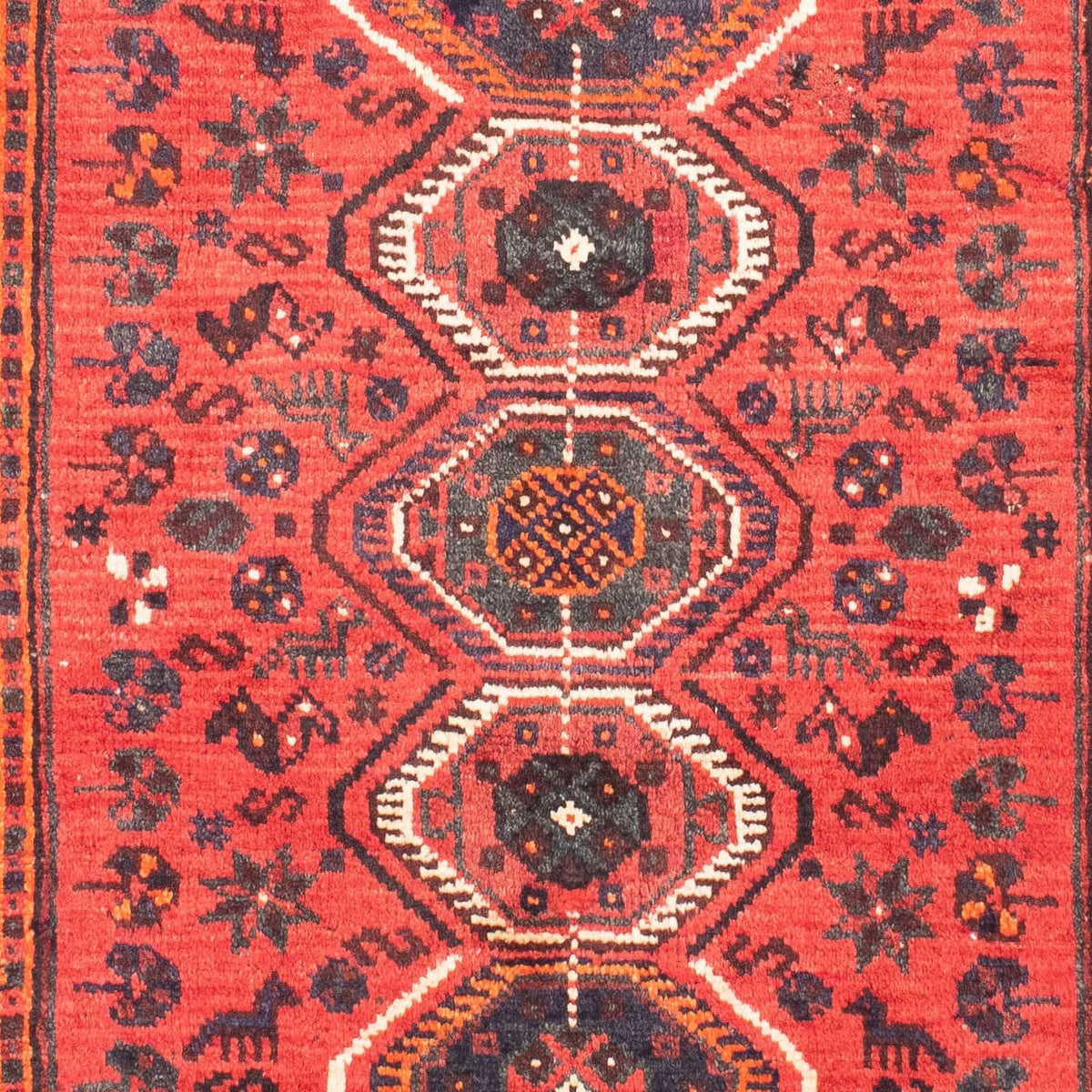 Perser Rug - Nomadic - 155 x 116 cm - dark red