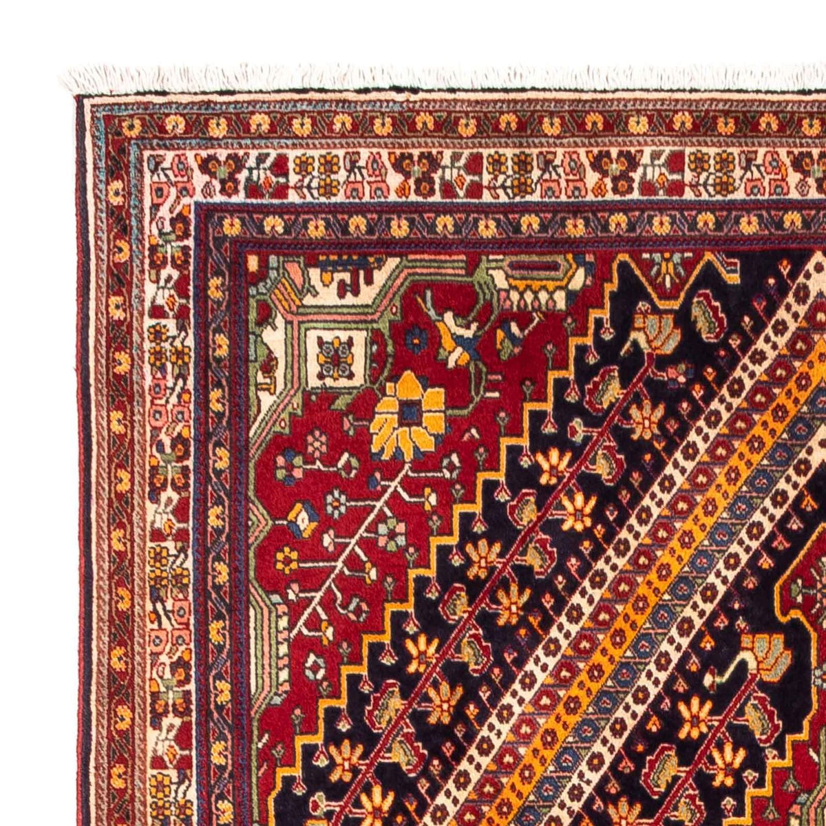 Perser Rug - Nomadic - 250 x 152 cm - dark red