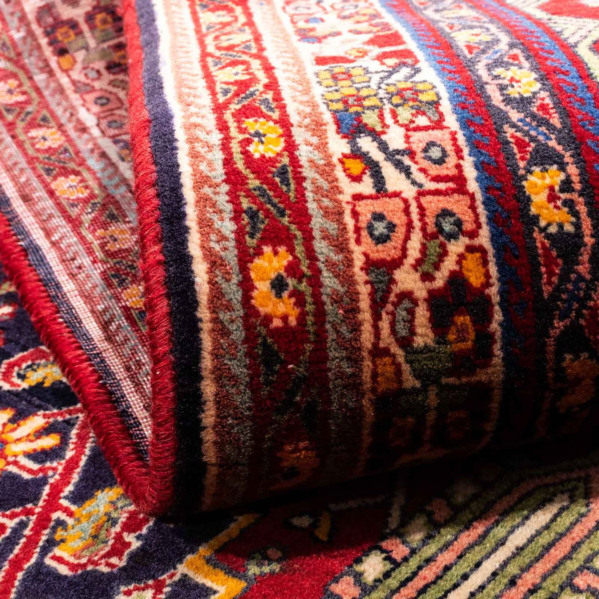 Perser Rug - Nomadic - 250 x 152 cm - dark red