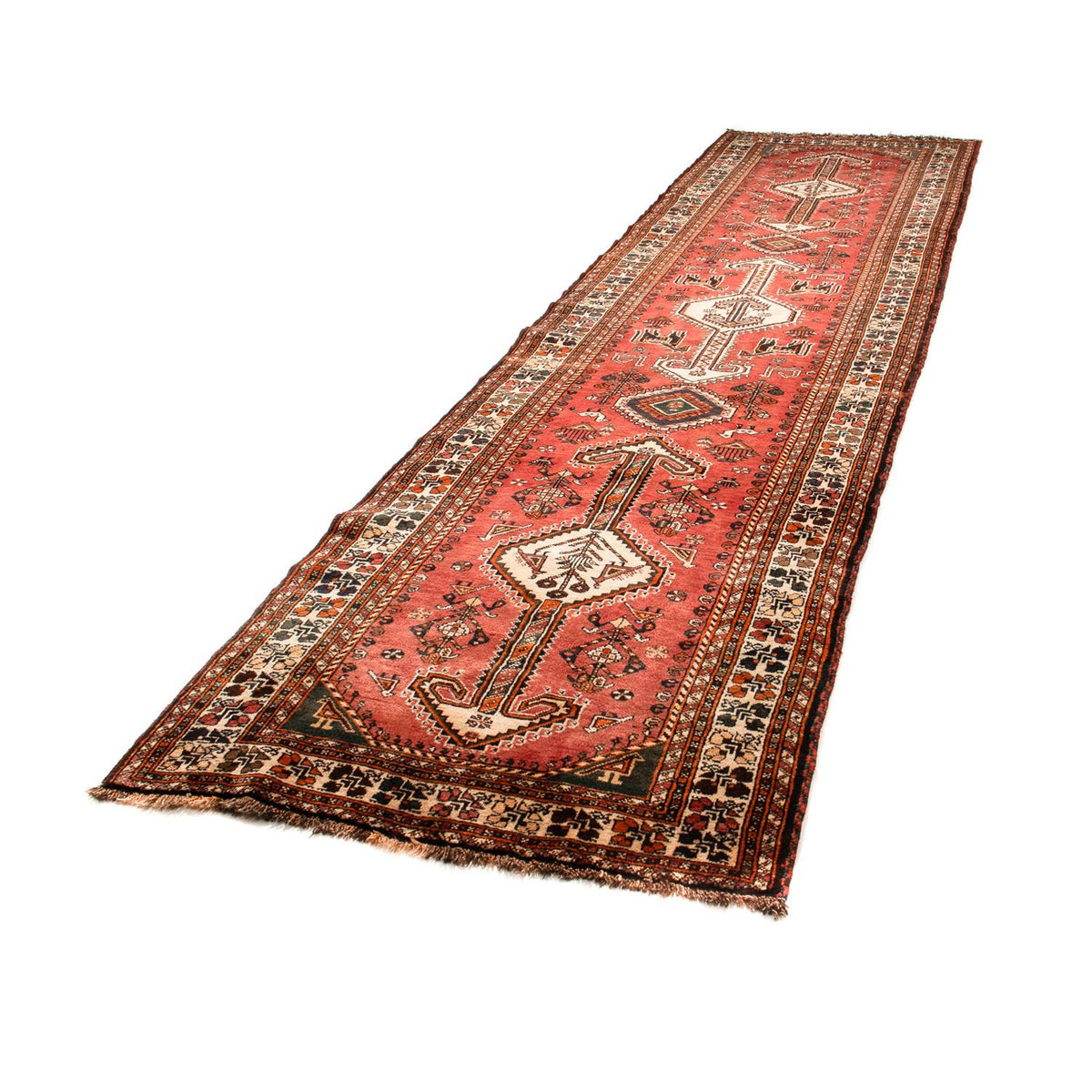 Runner Perser Rug - Nomadic - 412 x 107 cm - red
