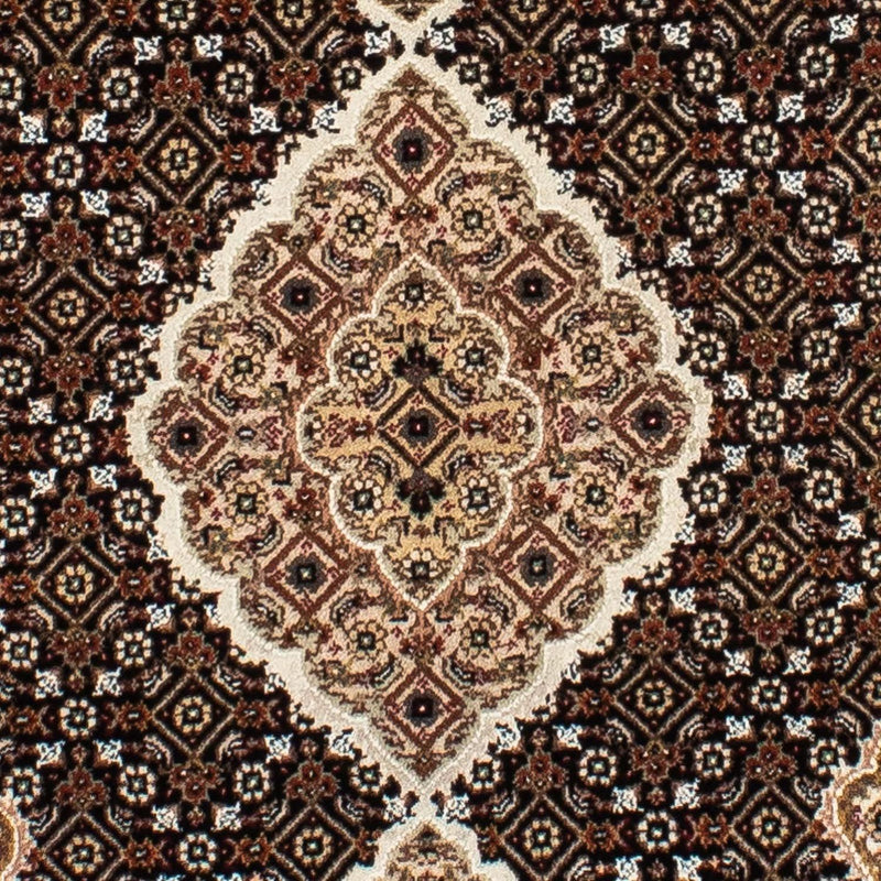 Runner Perser Rug - Tabriz - 201 x 84 cm - dark blue