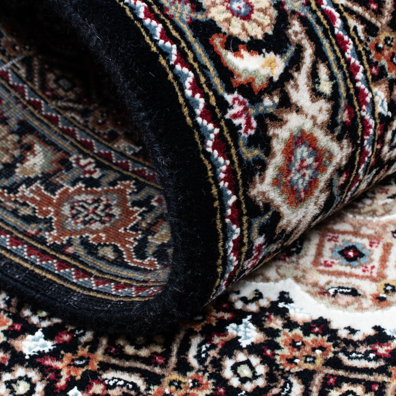 Runner Perser Rug - Tabriz - 201 x 84 cm - dark blue