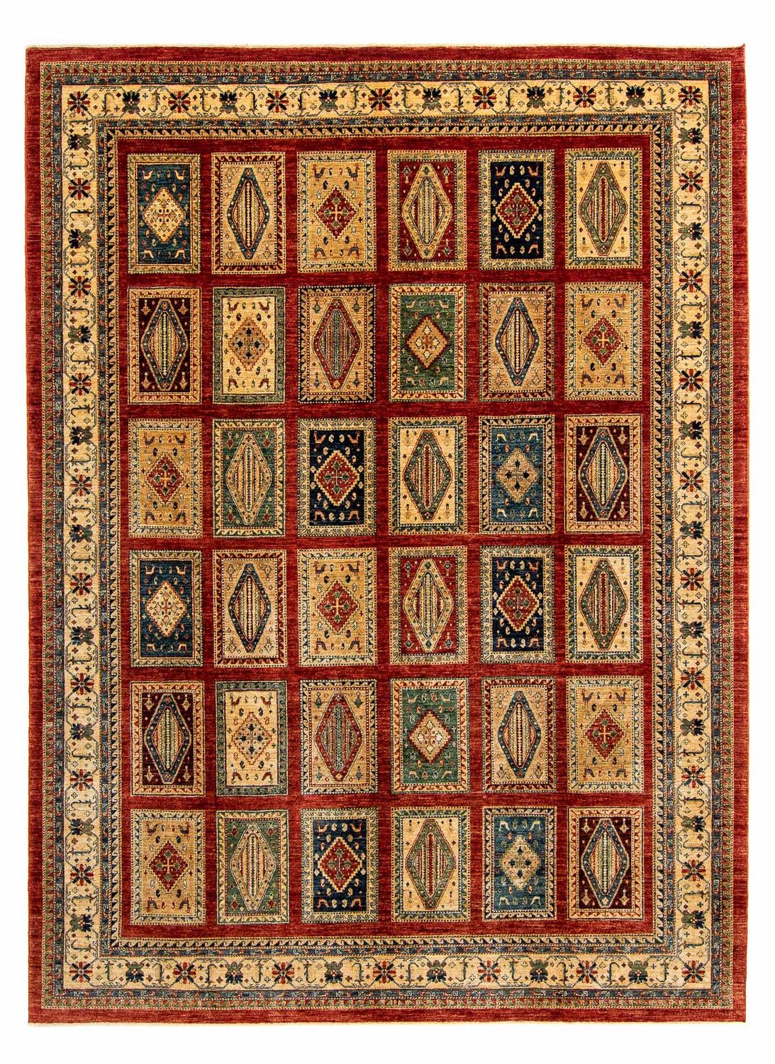Perser Rug - Nomadic - 384 x 302 cm - dark red