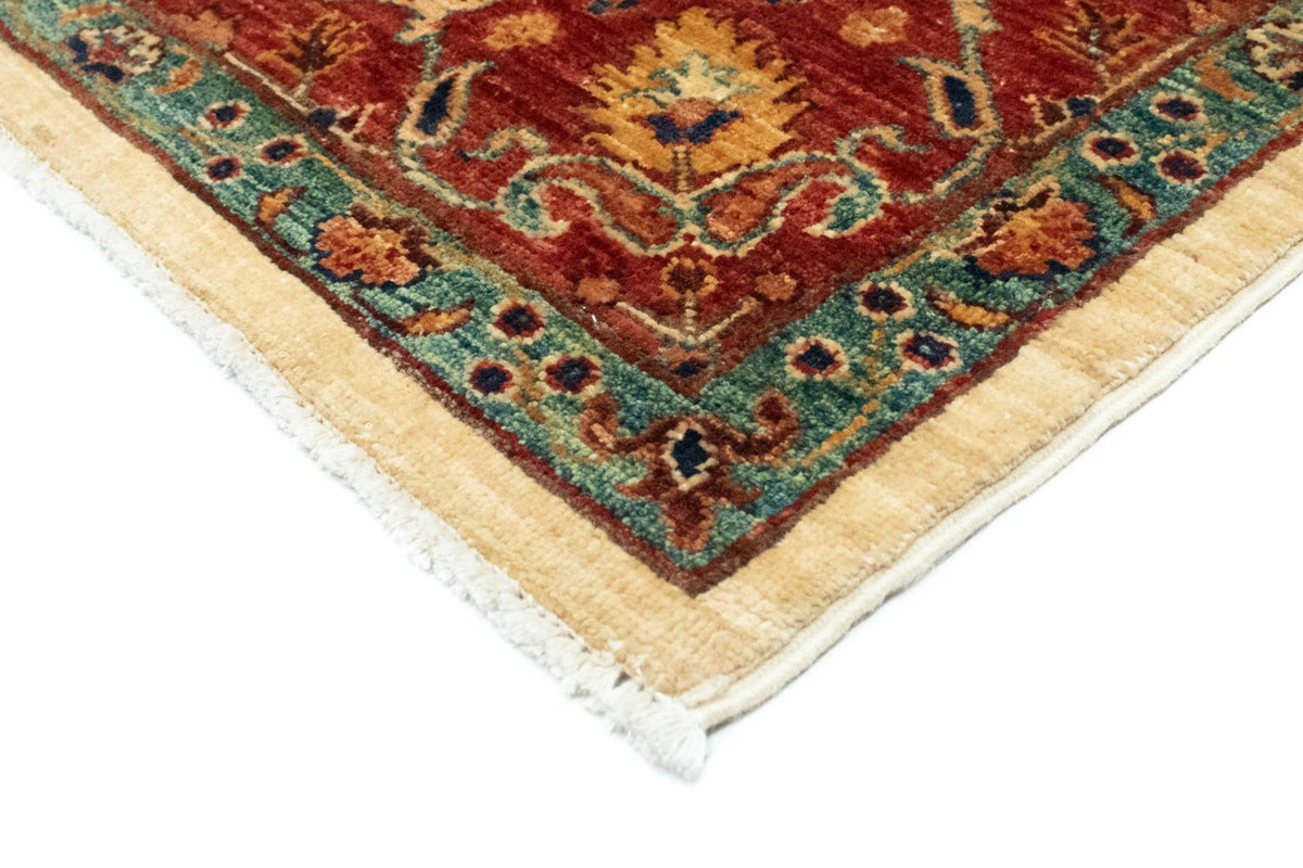 Afghan Rug - 199 x 156 cm - beige
