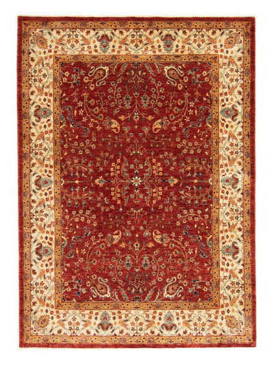 Afghan Rug 149x207cm - Oriental Rug - red