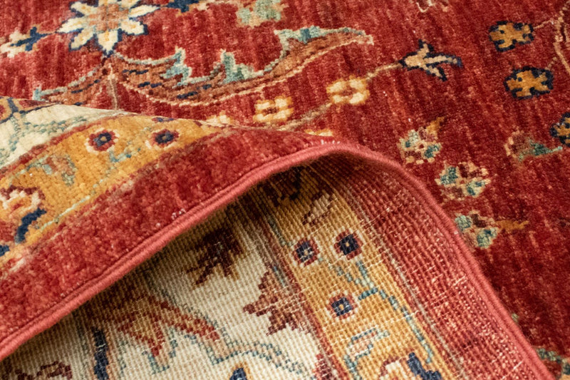 Afghan Rug - 207 x 149 cm - red