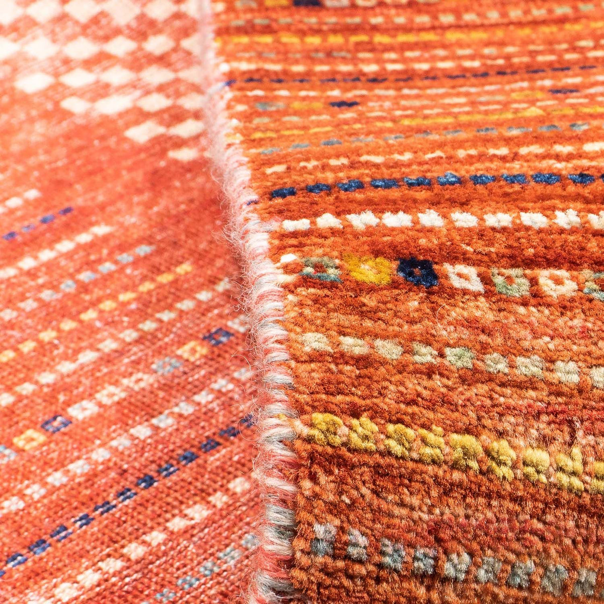 Gabbeh Rug - Loribaft Perser - 228 x 170 cm - rust