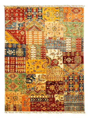 Patchwork Rug - 247 x 181 cm - multicolored