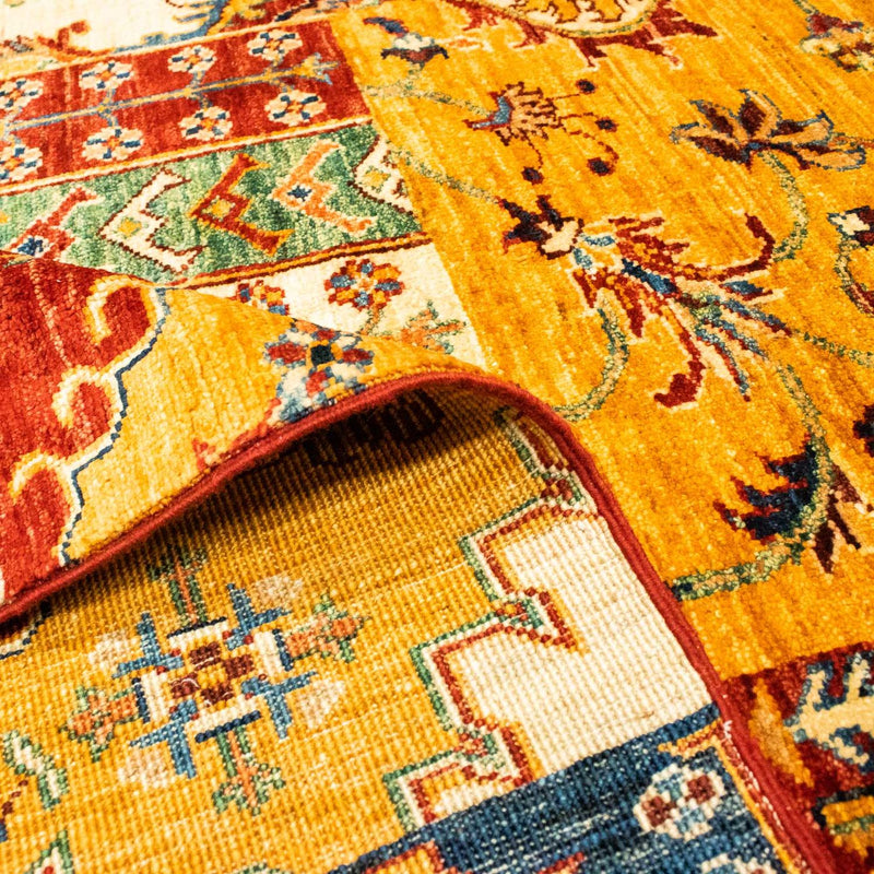 Patchwork Rug - 247 x 181 cm - multicolored