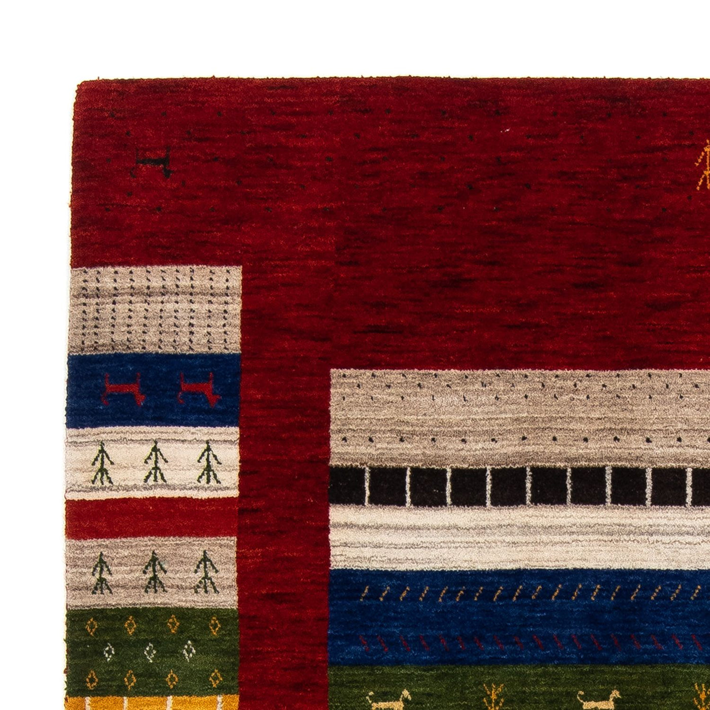 Loribaft Rug 200x144cm - Wool Rug