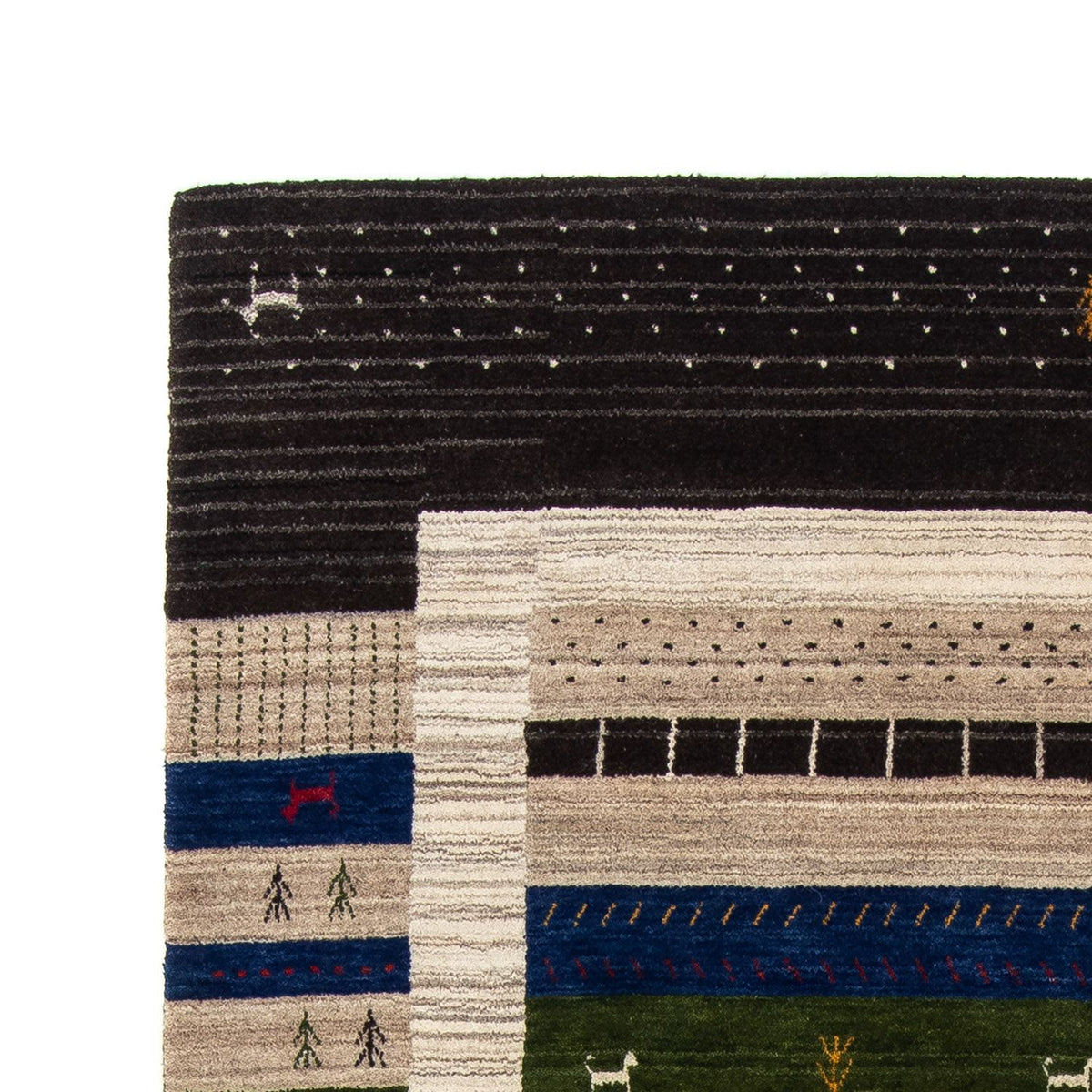 Gabbeh Rug - Loribaft Perser - 202 x 142 cm - multicolored