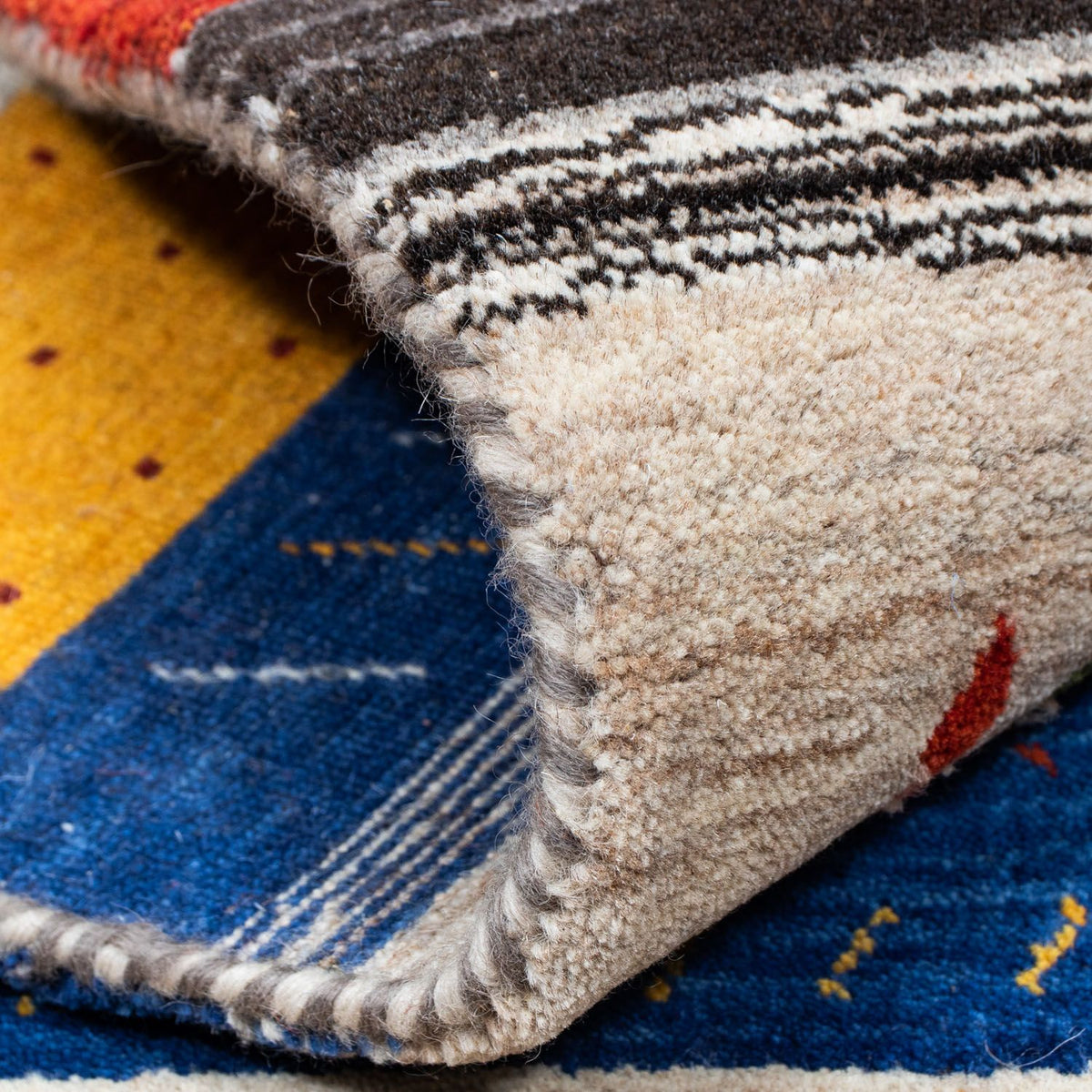 Gabbeh Rug - Loribaft Perser - 202 x 142 cm - multicolored