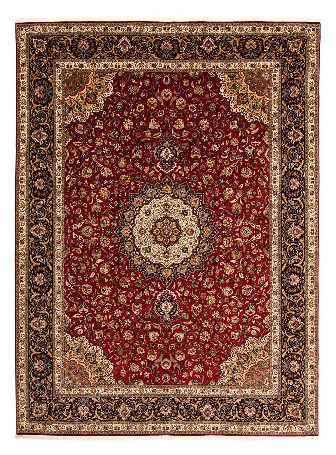 Perser Rug - Tabriz - Royal - 411 x 304 cm - dark red