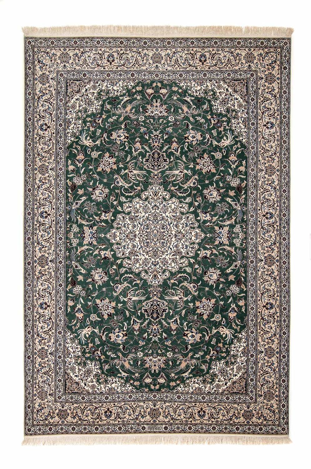 Perser Rug - Nain - Premium - 307 x 206 cm - green