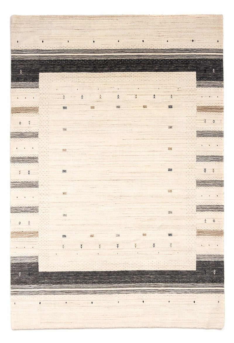 Gabbeh Rug - Loribaft Perser - 304 x 207 cm - beige